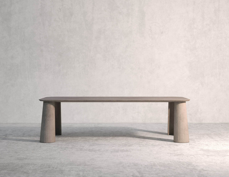 Fusto Dining Table - Rectangular shape - Forma&Cemento