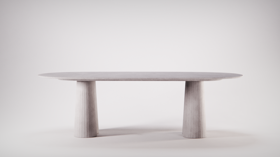 Fusto Dining Table - Oval shape