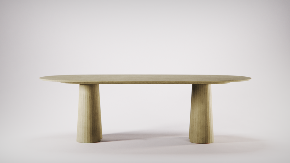 Fusto Dining Table - Oval shape