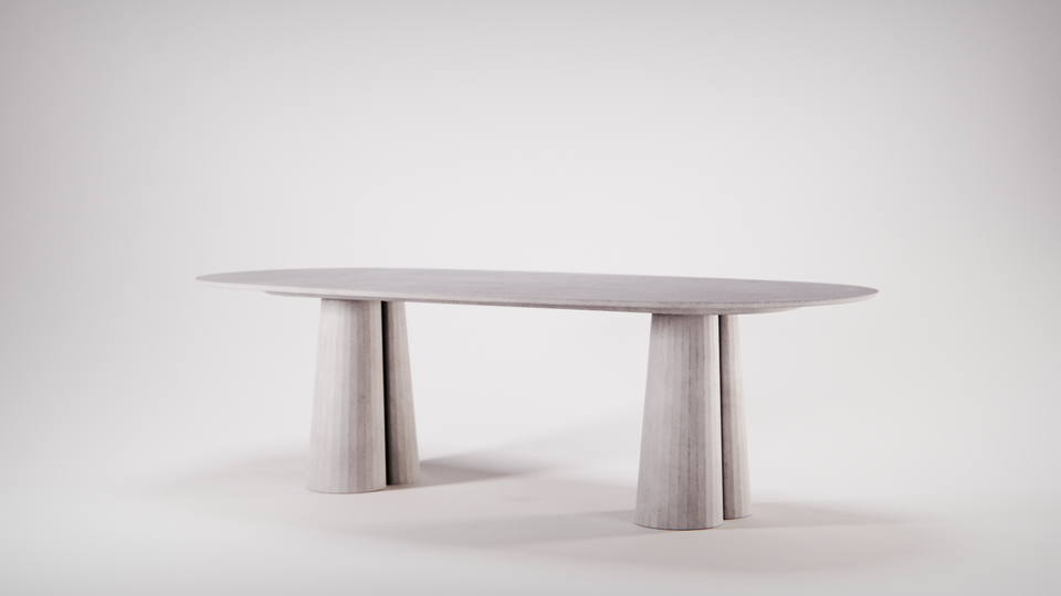 Fusto Dining Table - Oval shape