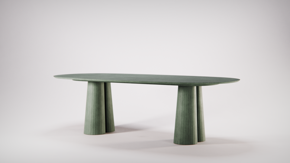 Fusto Dining Table - Oval shape