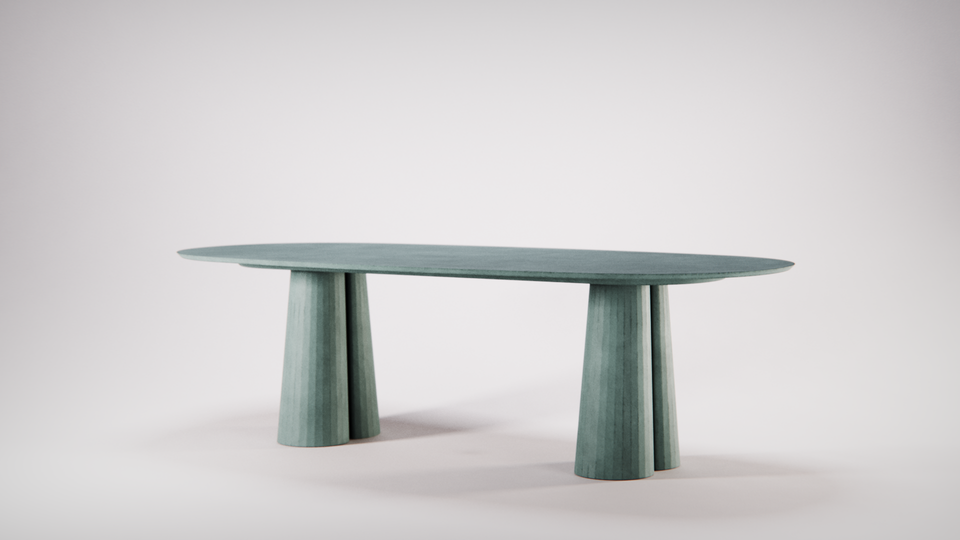 Fusto Dining Table - Oval shape