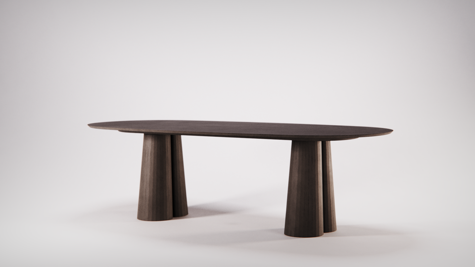 Fusto Dining Table - Oval shape